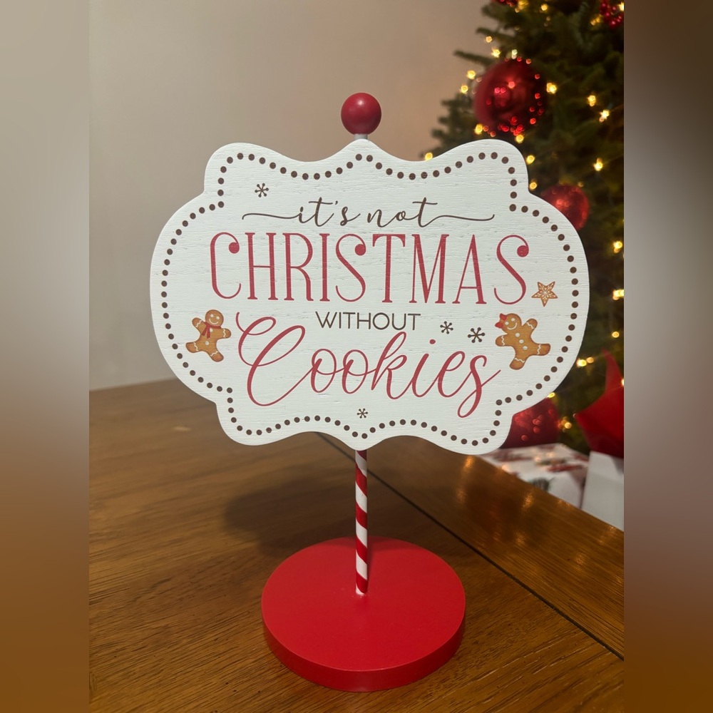 Christmas Cookie Sign Decor